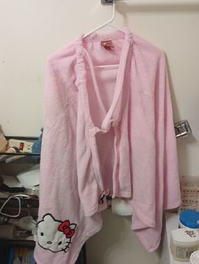 Hello Kitty Pink and White Embroidered Tag Plush